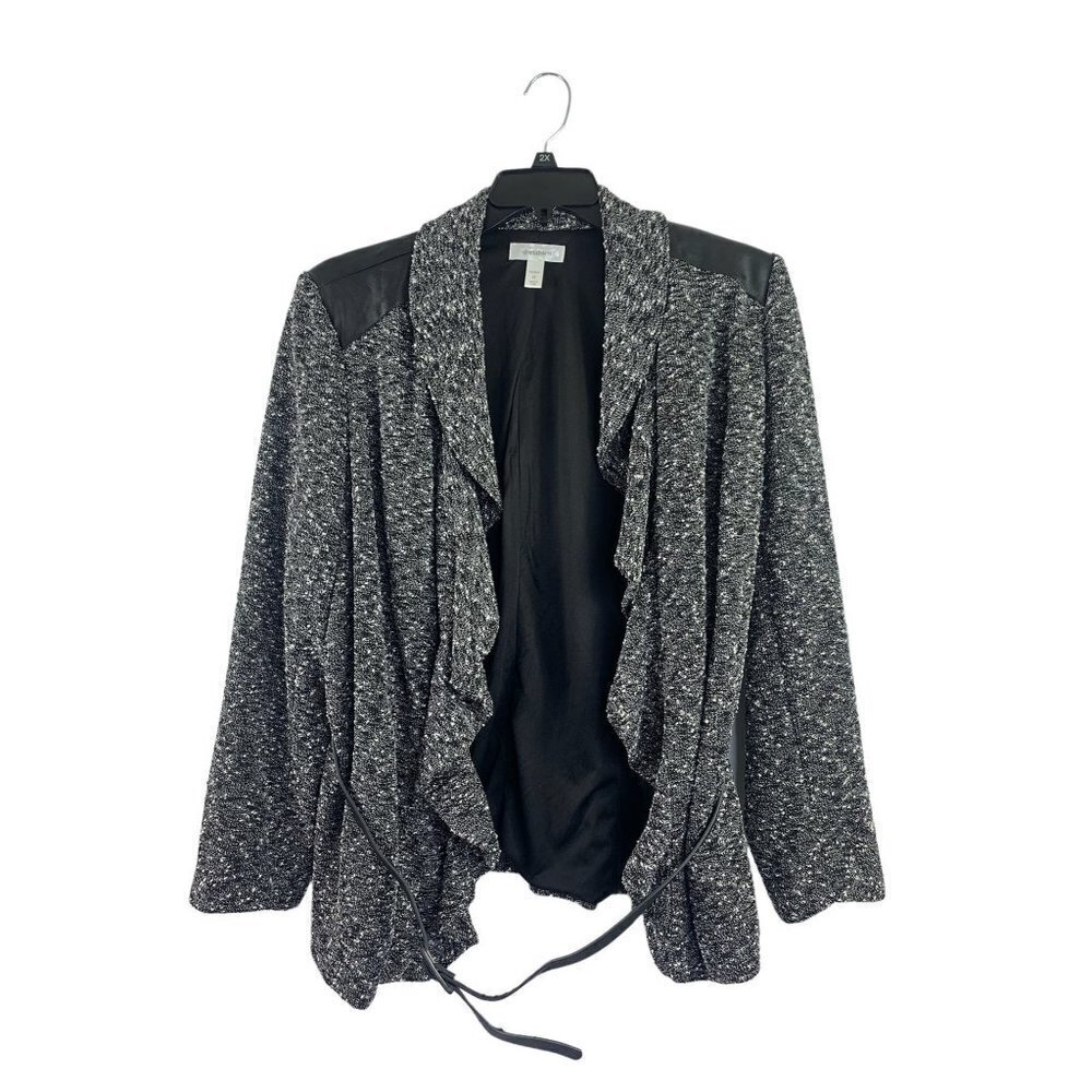Dressbarn Women's Casual Ruffled Jacket